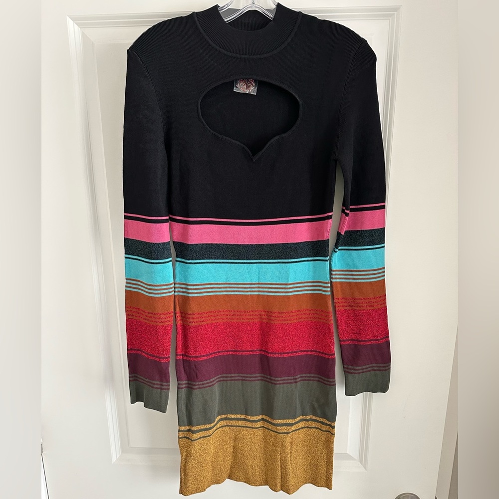 NWT - STAUD Clara dress in Mosaic Stripe!